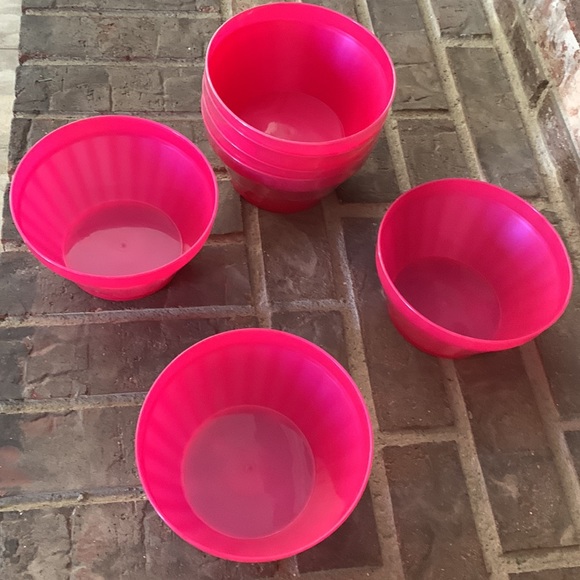 Chip n Dip Platter with Matching Bowls. Hot pink - Picture 4 of 5